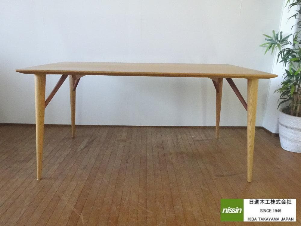 けんた様専用 日進木工 WHITE WOOD ダイニングテーブル W150 美品