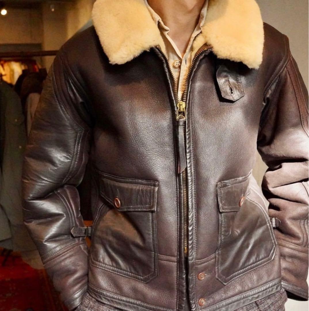 WILLIS&GEIGER US NAVY M-445 フライトジャケット80s - メルカリ