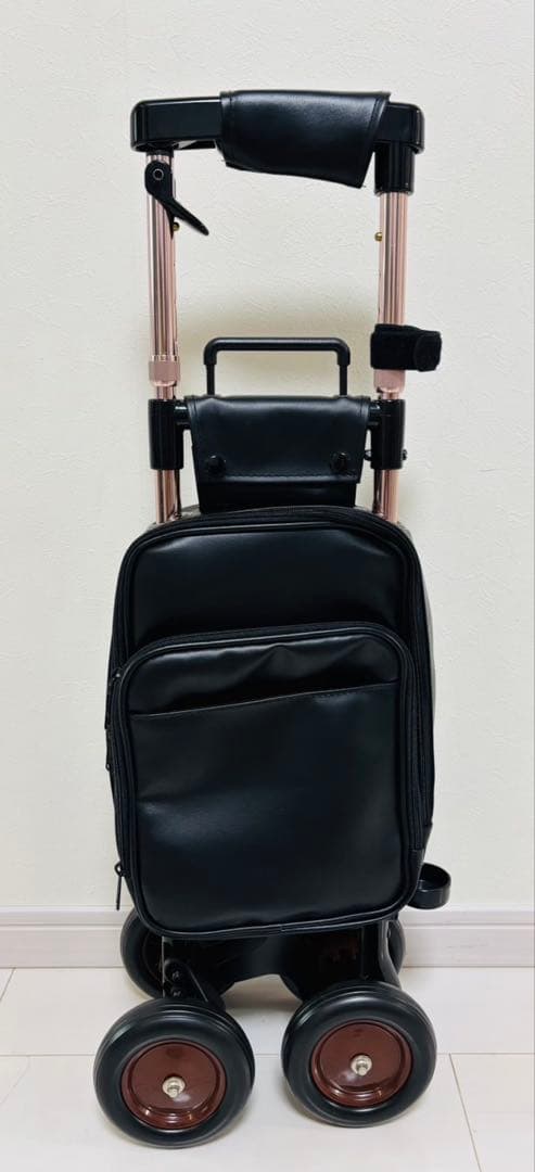 キャリーステッキ ライト 168 シルバーカー 象印ベビー ブラック