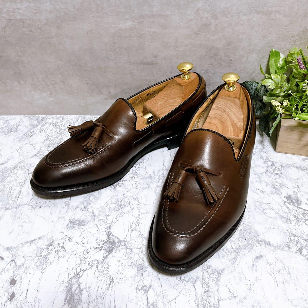 極美品【REGAL リーガル】タッセルローファー 濃茶 26.5 W977 本革