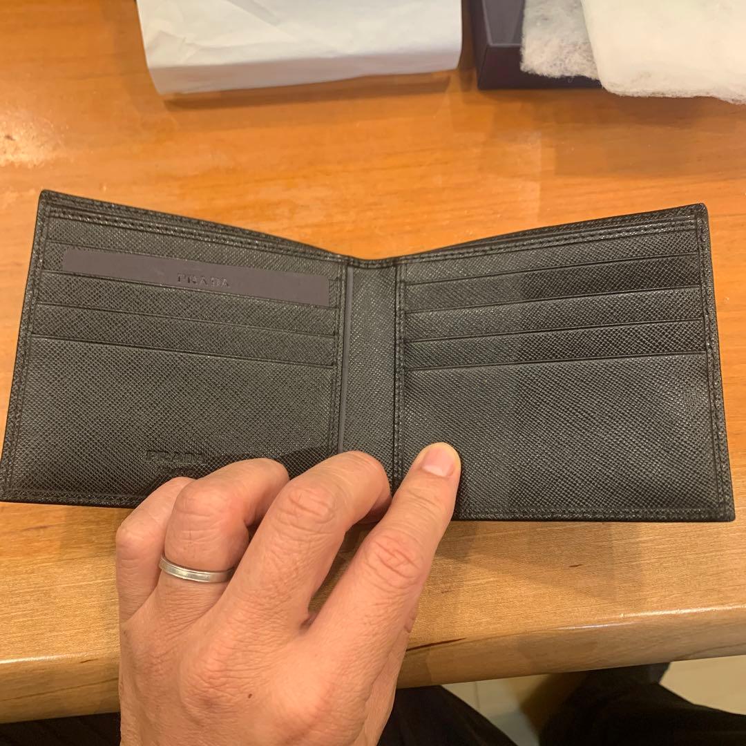 【新品】PRADA メンズ2つ折り