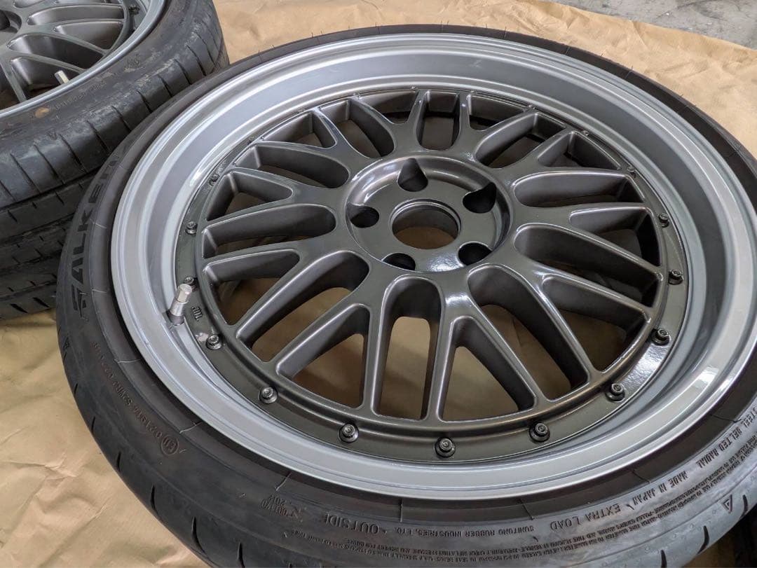 メッシュ　LMタイプ19インチ　8.5J35 4本通し　引き取り限定セール