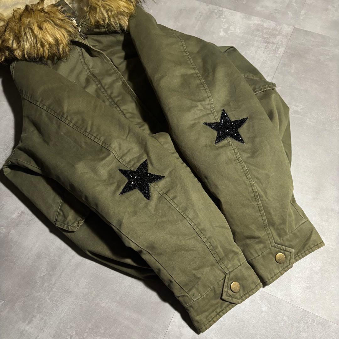 00s archive フライトジャケット n2b 型 y2k ファー ギャル - メルカリ