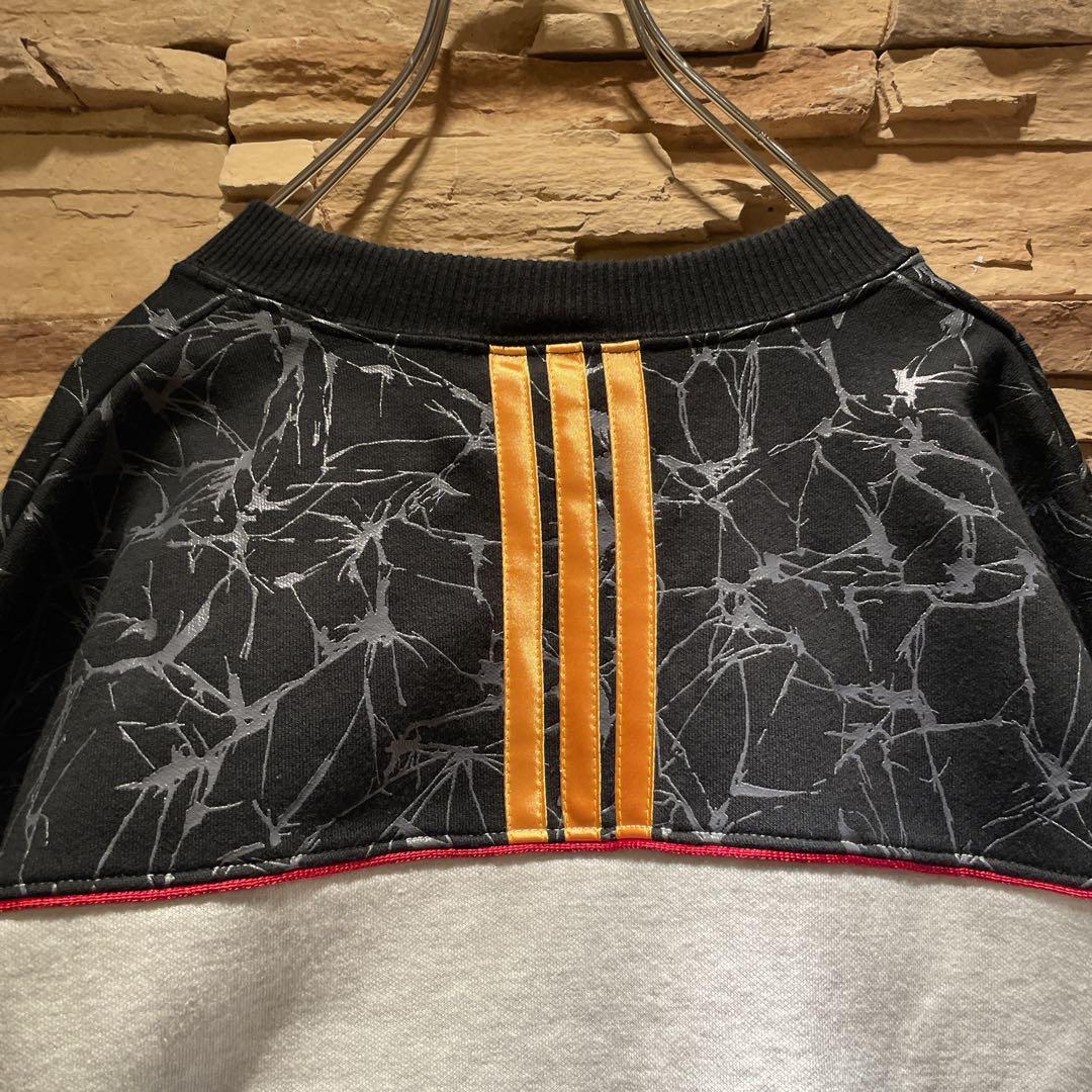 希少】80s'/常田大希/adidas/スウェット/レトロ/派手デザイン/ML