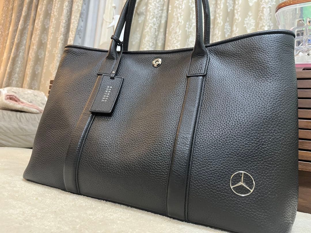 【美品】バーニーズニューヨーク トートバッグ メルセデスベンツ コラボ ブラック 21780123.jpg