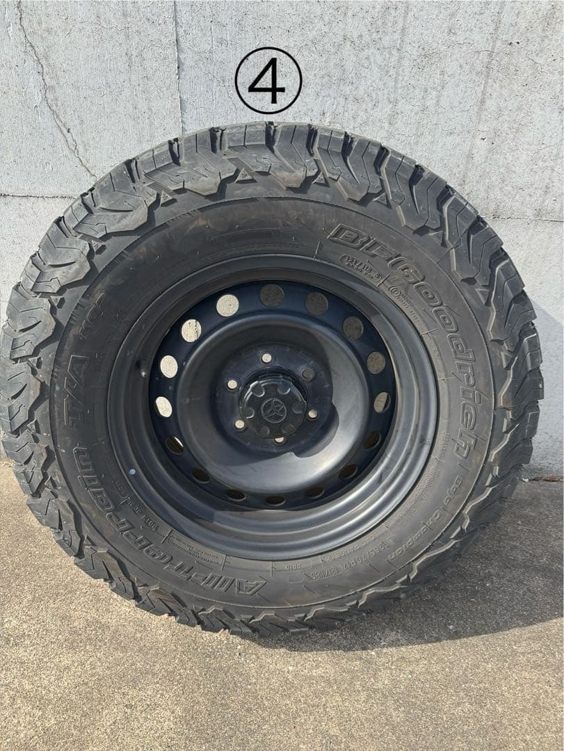 FJクルーザー　タイヤセット　BFグットリッチKO2 265/70/R17