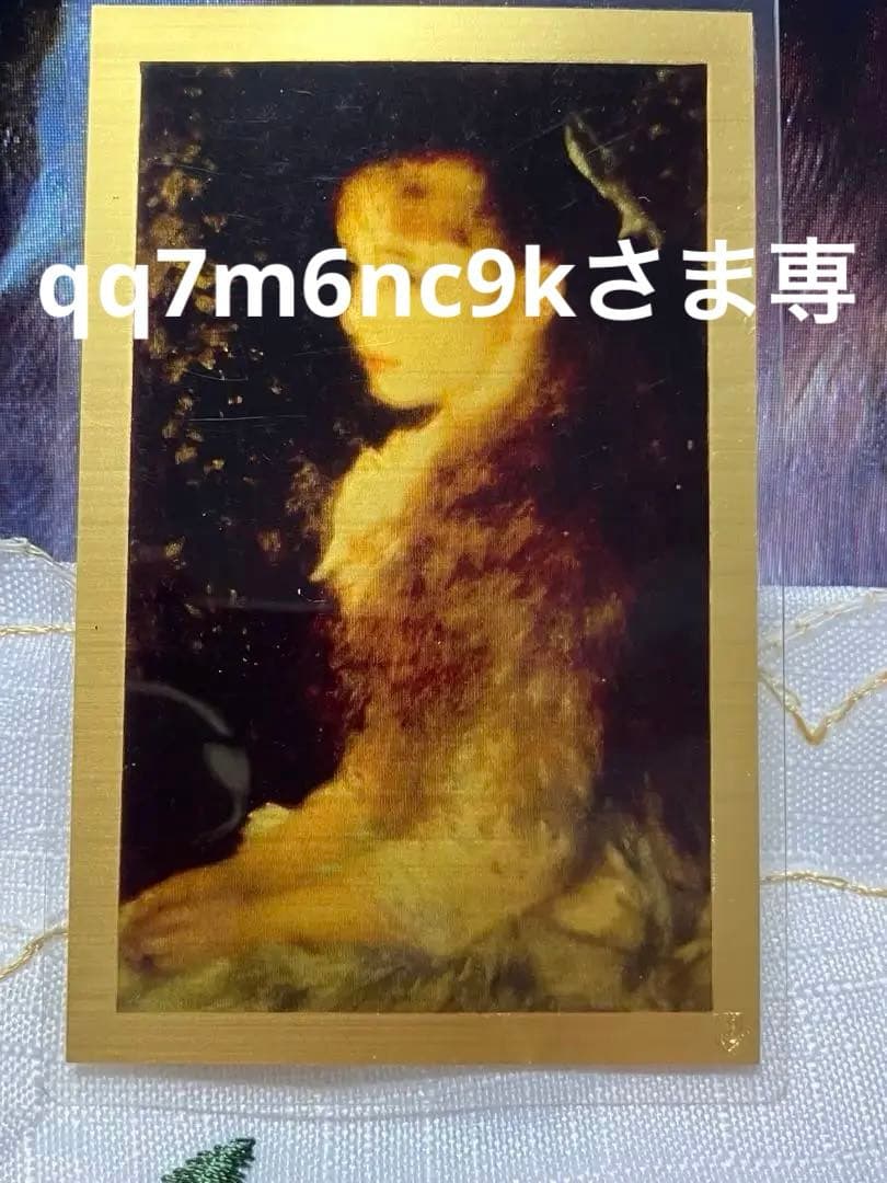 純金アート絵画シリーズコレクション　24K1g ルノワールの少女肖像画 世界の複製名画】ルノワール「少女イレーヌ」
