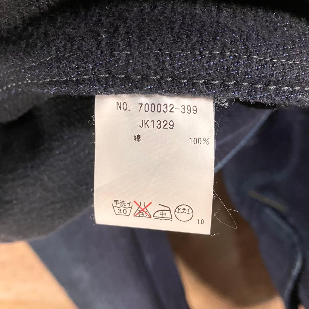BLUE BLUE ブルーブルー デニムPコート 濃紺 日本製 美品 2 - メルカリ