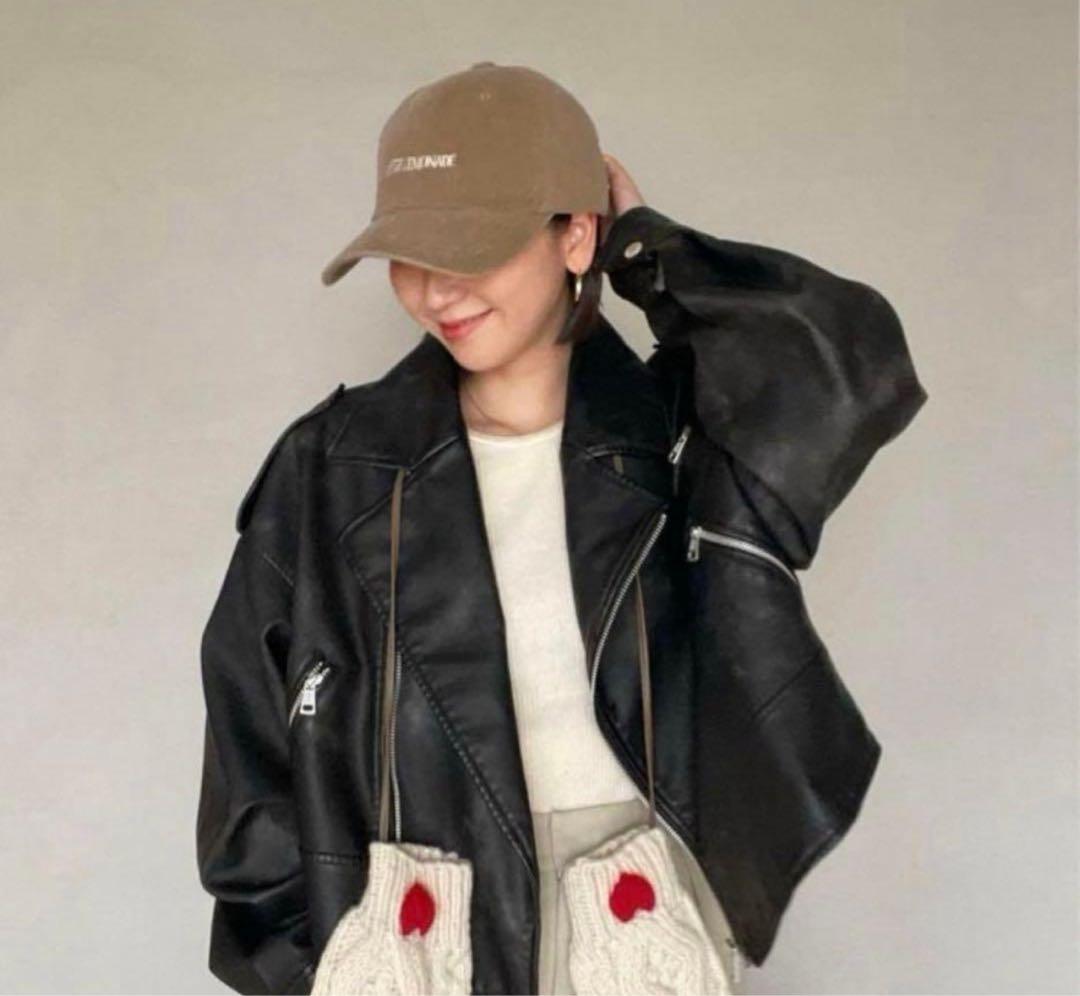 SEAROOMLYNN Vintage wash ECOレザーライダース - メルカリ