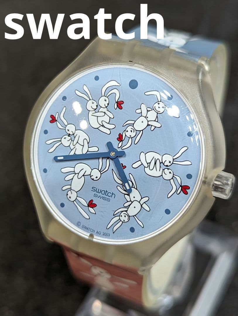 電池交換済み swatch BUNNY SUTRA スウォッチ バニースートラ - メルカリ