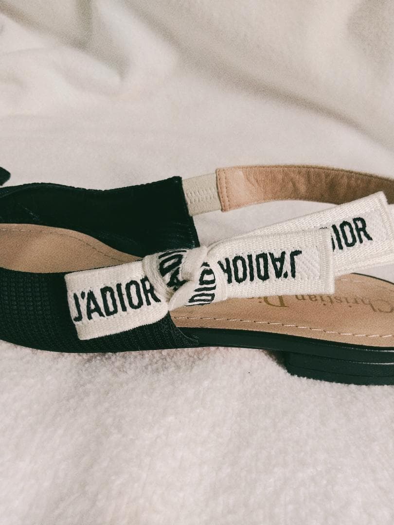 Dior J'ADIOR ポインテッドトゥサンダル ブラック