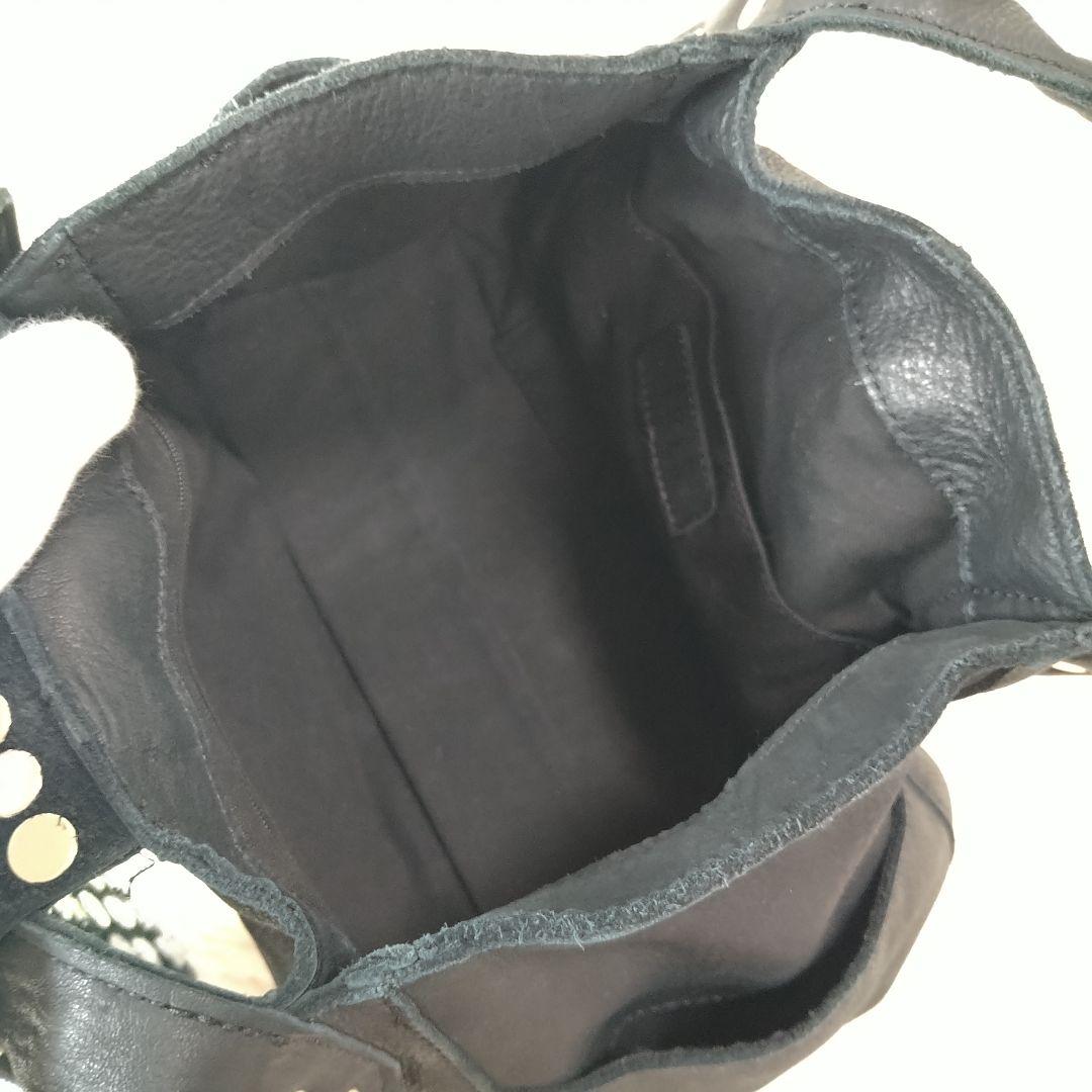 y2k 00s Archive TRES toteBag Studs BLACK