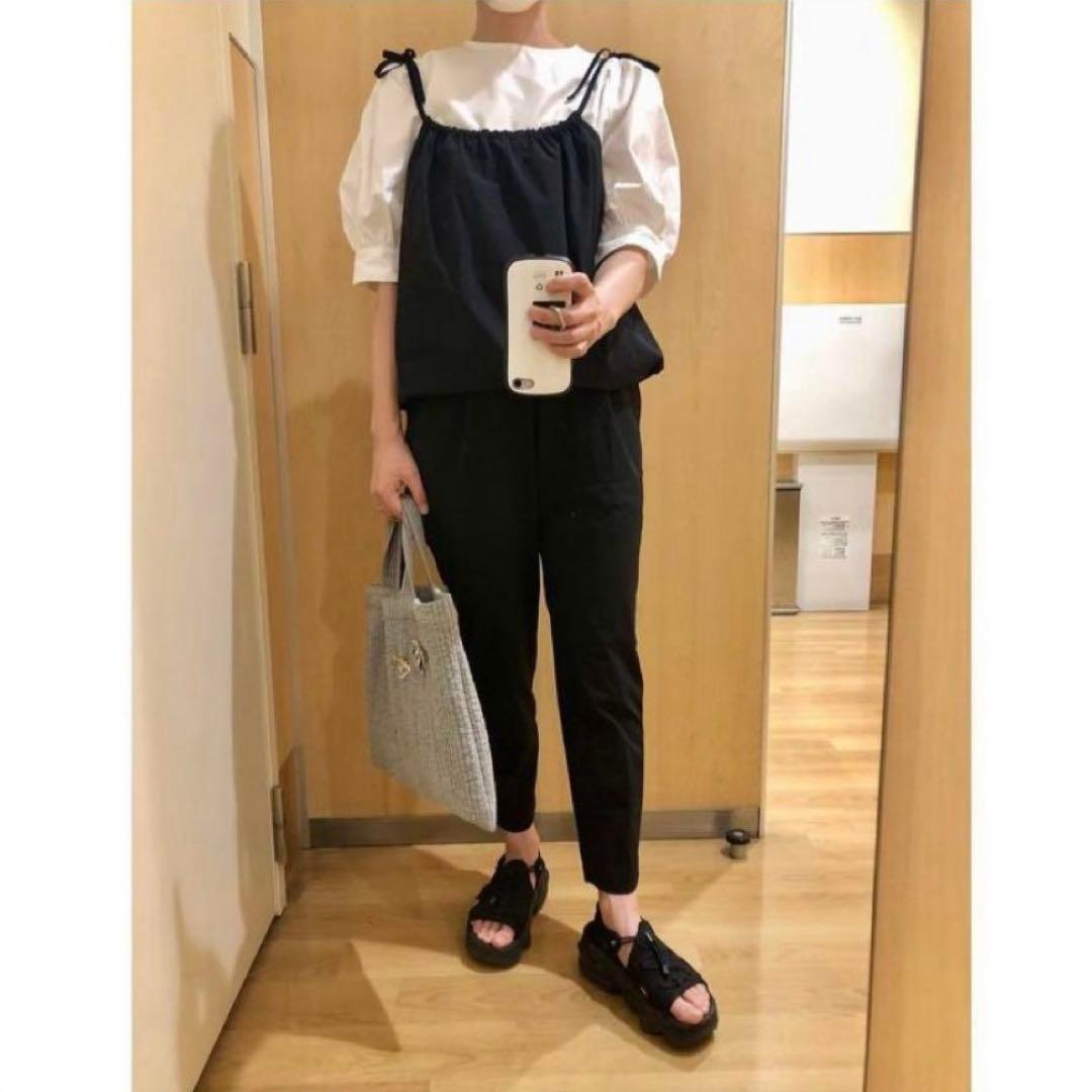 極美品 yori gypsohila ドライサロペット 黒 36 - メルカリ