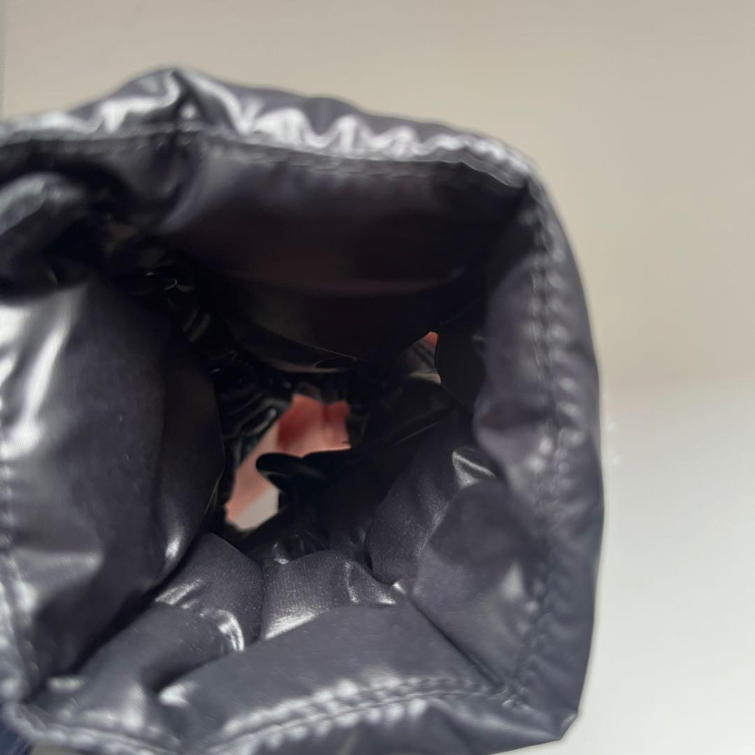 【新品未使用】MONCLER キーリング モンクレールロゴ ダウン ブラック