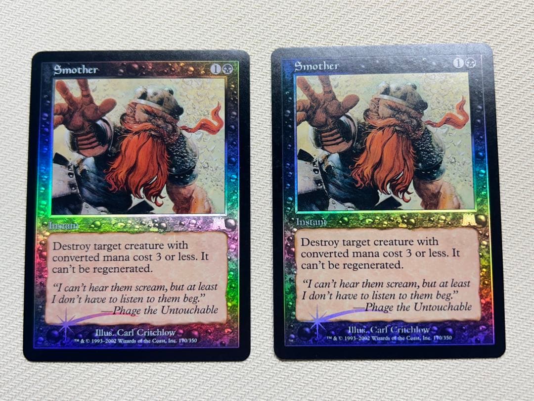 燻し Foil 英語 2枚セット - メルカリ