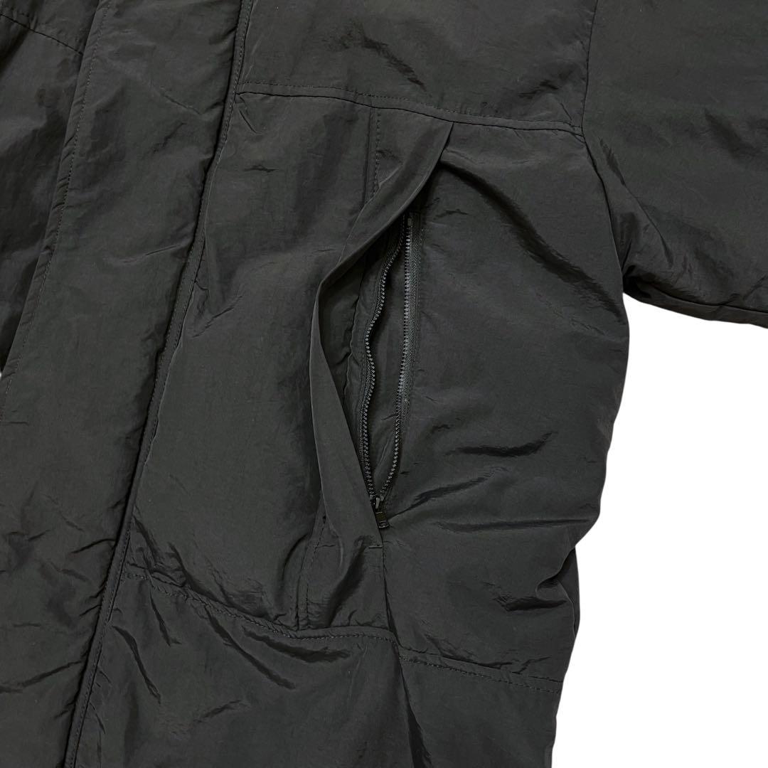 美品】USED 00s 中綿入り モンスターパーカー ブラック ナイロンJKT