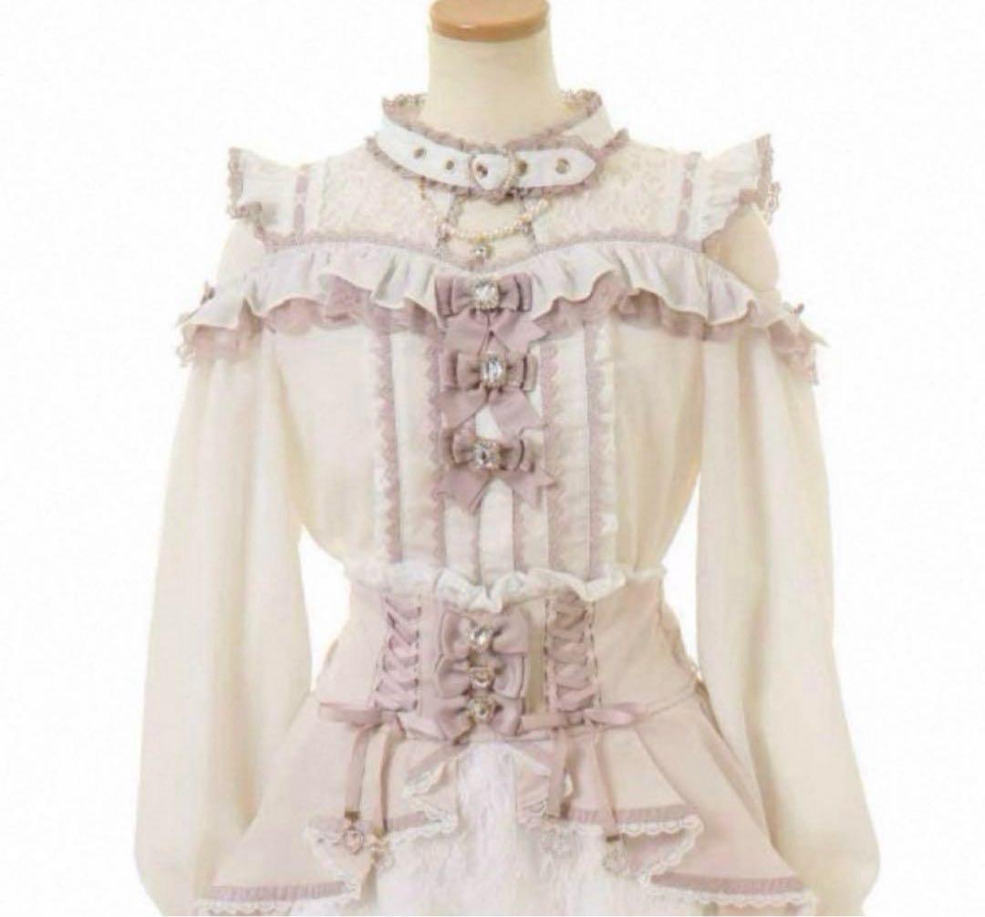 LIZLISA リズリサ　トップス　3つリボンフロントチョーカーブラウス 3つリボンフロントチョーカーブラウス ｜ LIZ LISA（リズリサ）公式