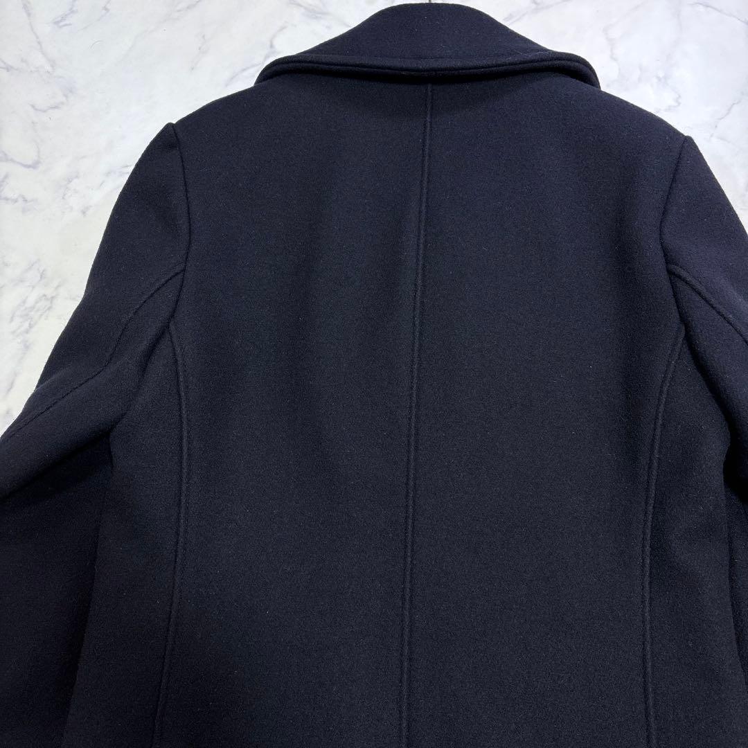 美品 Schott U.S.740N ピーコート キルティング裏地36 ブラック