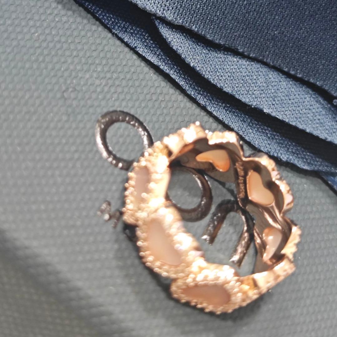 apm Monaco】ローズゴールド ハート型リング.（指輪 .54） - メルカリ