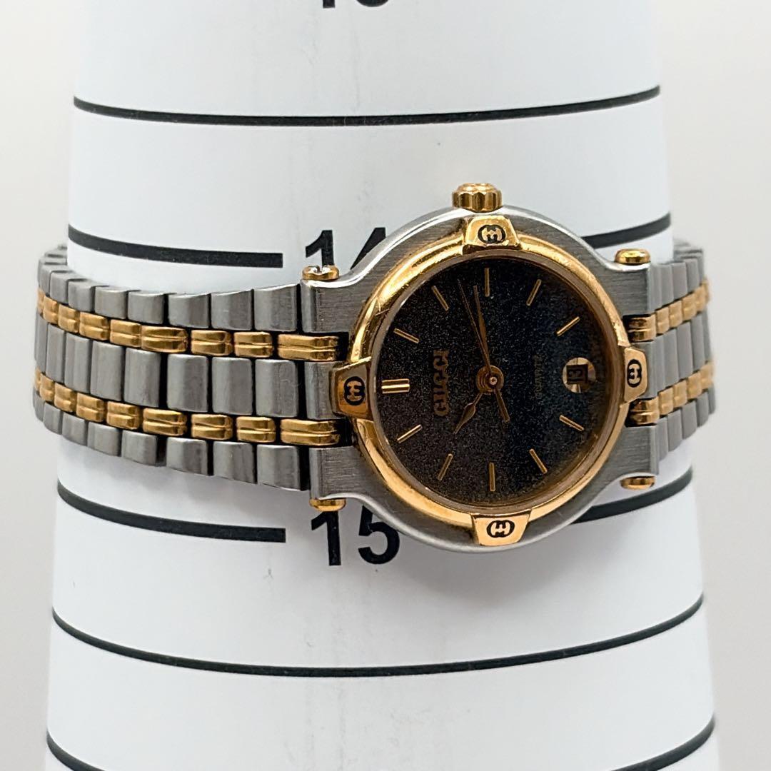 GUCCI グッチ 9000L ゴールド コンビカラー 希少 新品電池交換済