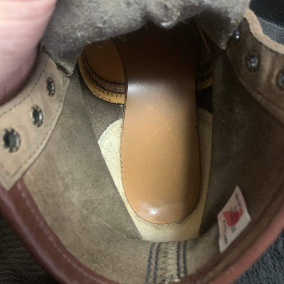 旧縦羽タグ カカトOK ヌバック 2877 RED WING レッドウィング 茶