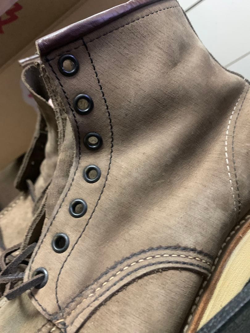 旧縦羽タグ カカトOK ヌバック 2877 RED WING レッドウィング 茶