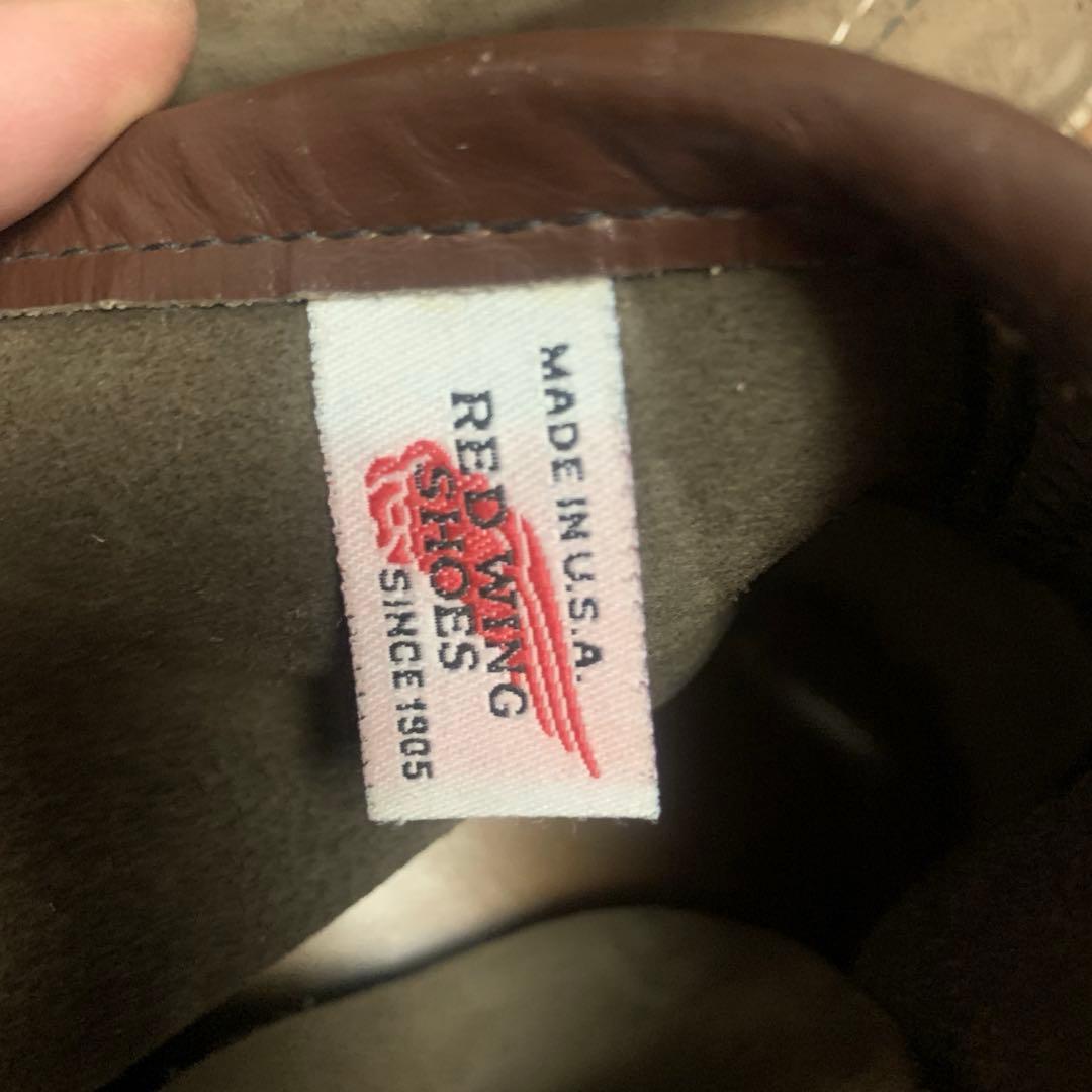 旧縦羽タグ カカトOK ヌバック 2877 RED WING レッドウィング 茶