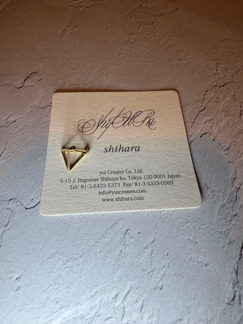 SHIHARA ピアス　トライアングル　アクセサリー Triangle Pierce 10 - SHIHARA