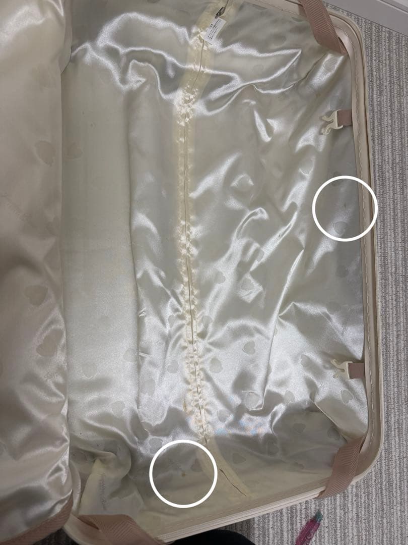 【美品】ジュエルナローズ　ラタンシェルトローリー　スーツケース