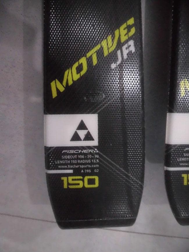 FISCHER フィッシャー MOTIVE ジュニア スキー 2点セット 150