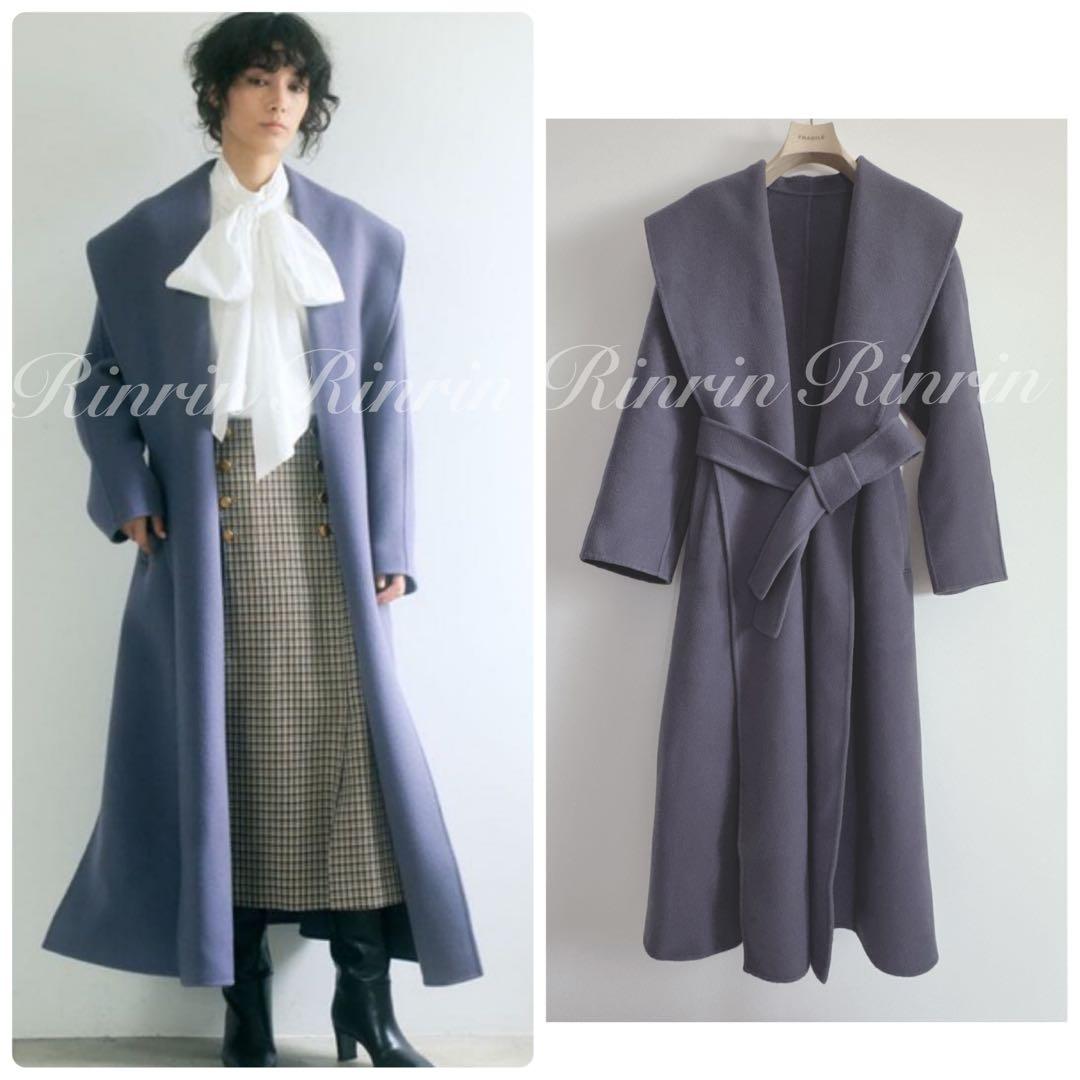 ANAYI シャルムリバーショールロングコート 38 - メルカリ