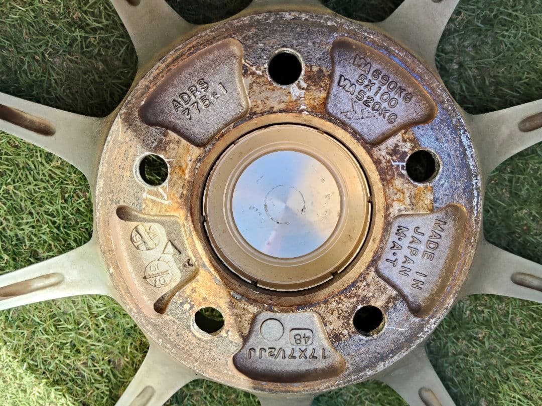 ADVAN Racing RS 17インチ7.5J 5H PCD114.3 4本