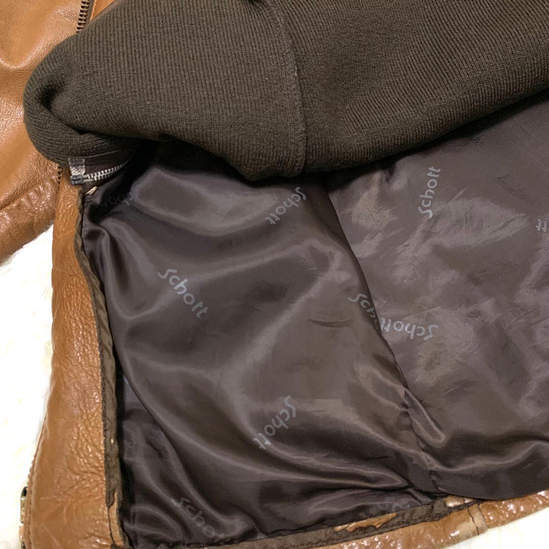 ライナー付・size38⭐︎】Schott トラッカージャケット AT101 - メルカリ
