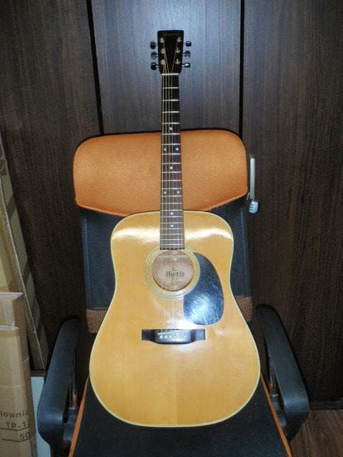 Morris アコースティックギター　Ｗ-18　程度良い　音も良い Yahoo!オークション -「morris w 18」の落札相場・落札価格