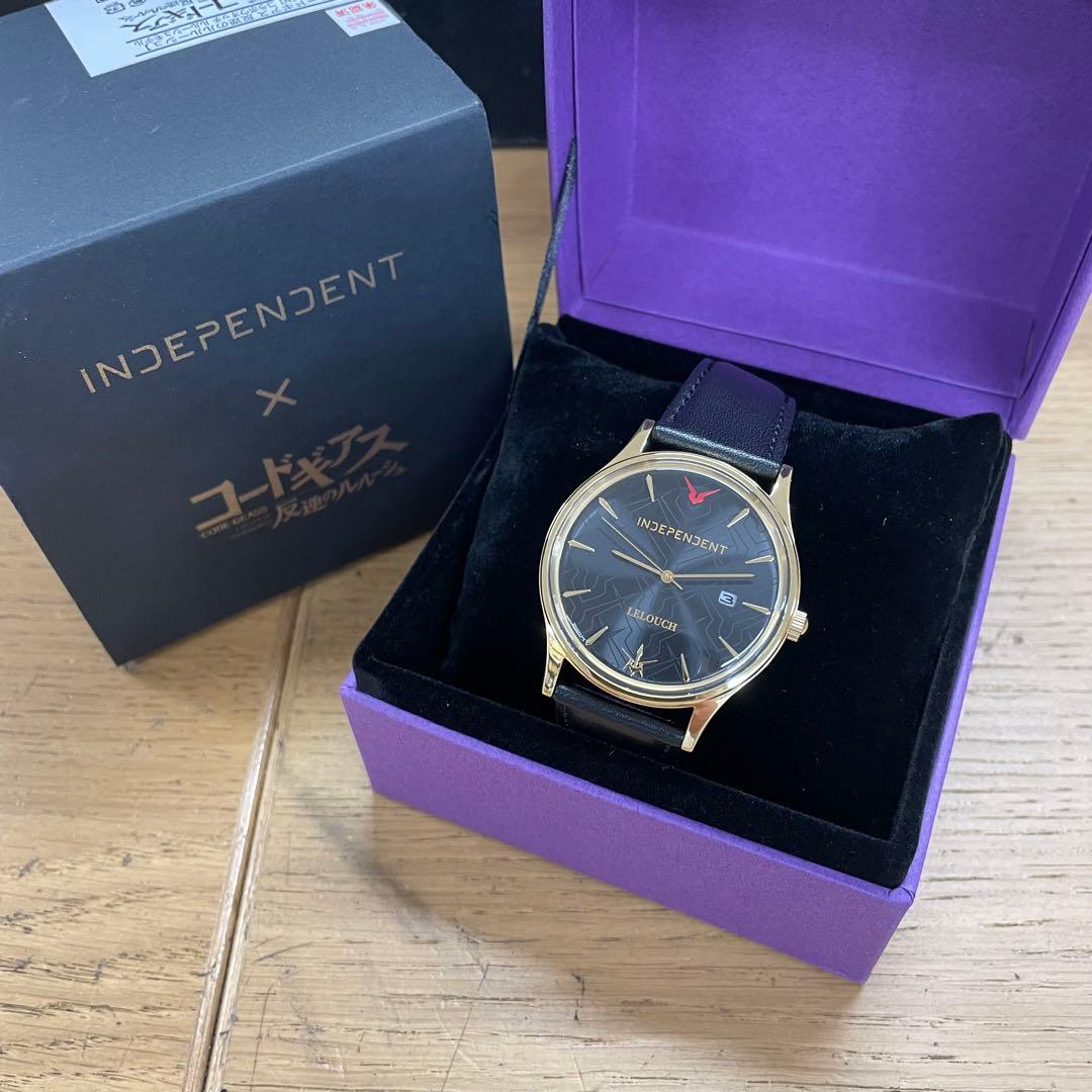 independet×コードギアス 反逆のルルーシュ 電波ソーラー 腕時計