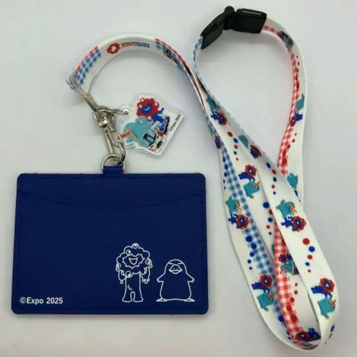 新品未使用】EXPO2025パスケース付ネックストラップ（イコちゃん