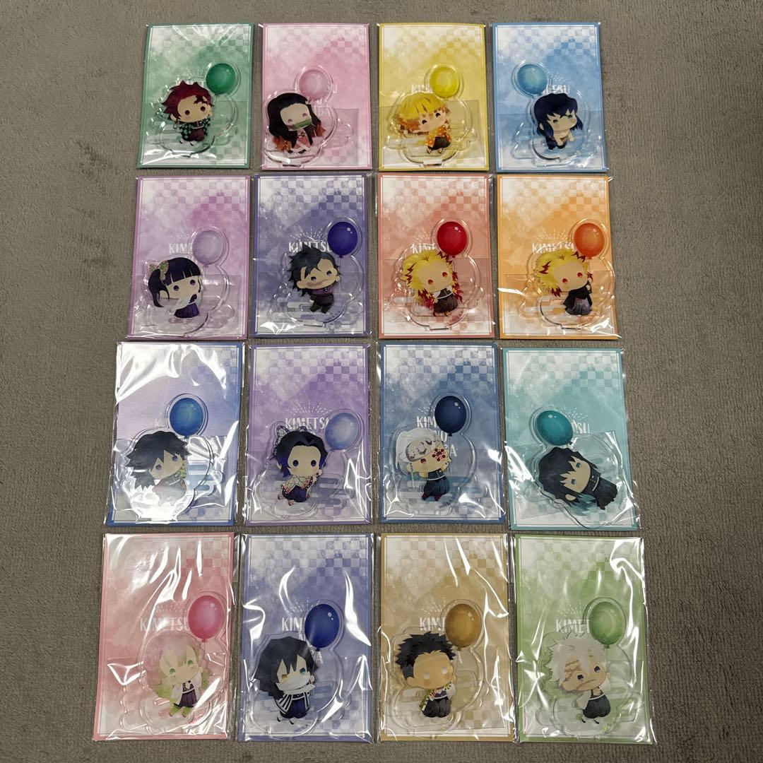 鬼滅の刃　ゆらふわアクリルマスコット　バルーン　16種　冨岡　時透　不死川実弥 鬼滅の刃 ゆらふわアクリルマスコット バルーン 16種 冨岡 時透 不死川
