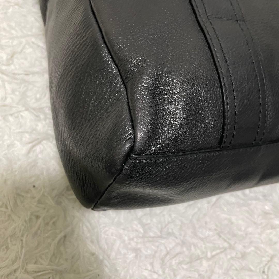 ジバンシー 2way トートバッグ メッセンジャー シボ革 黒 4Gロゴ 美品