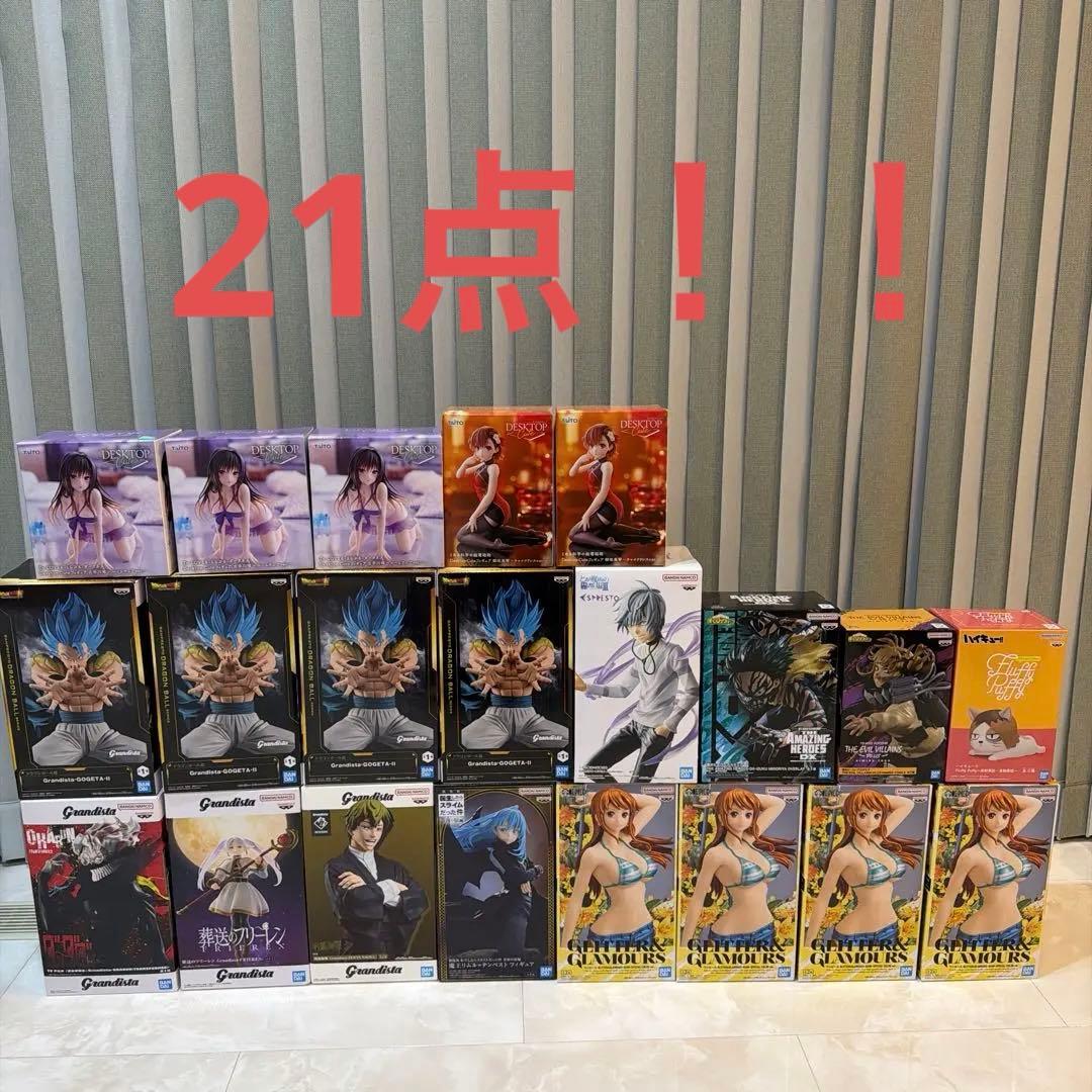 最新プライズフィギュアまとめ売りヒロアカ葬送のフリーレン呪術廻戦