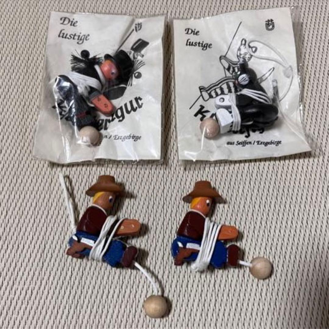 木製 登り人形 ドイツ ザイフェン 4個セット♪クライミングフィギュア