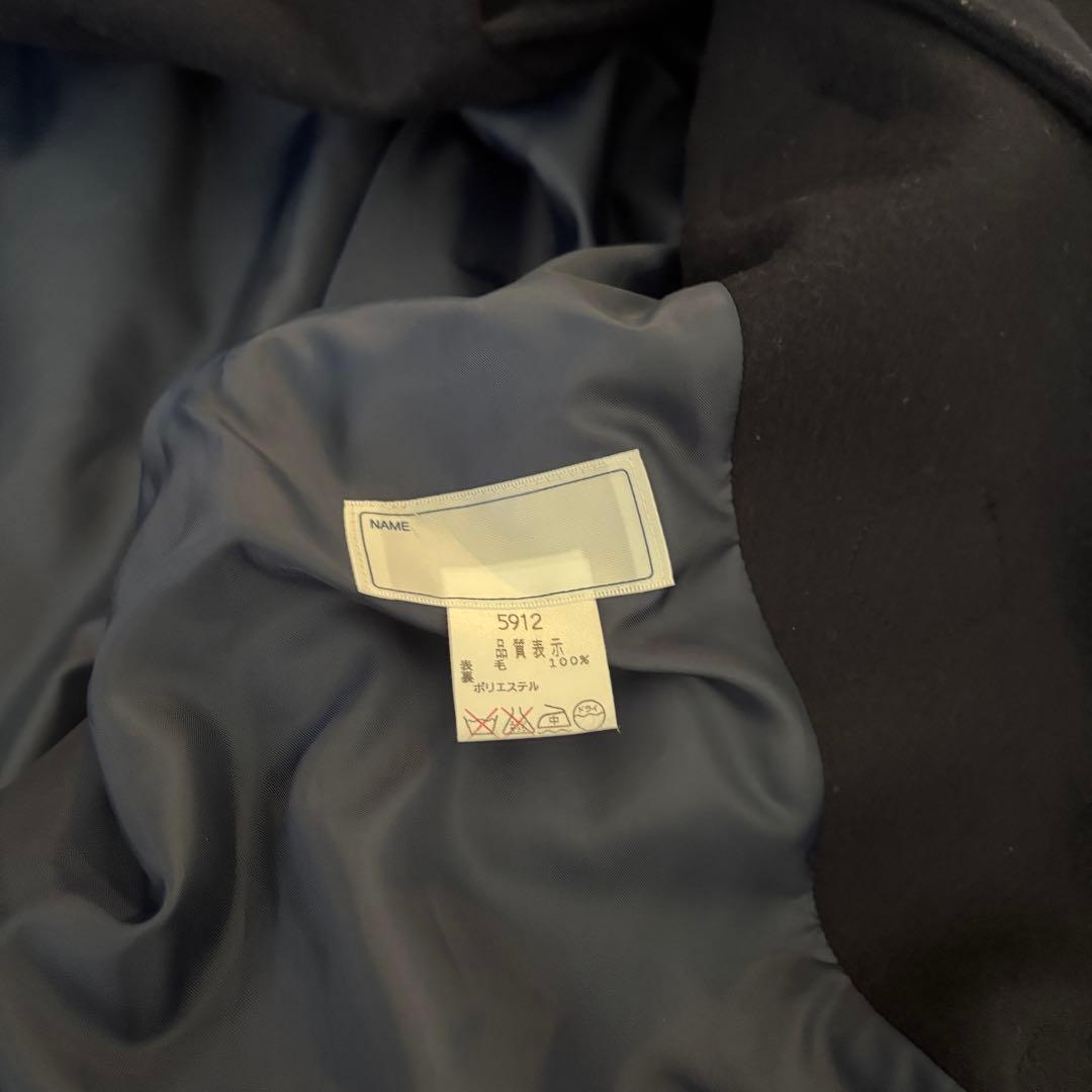 極美品【KANKO】ダッフルコート（M）学生　ブラック　スクールコート 男女兼用