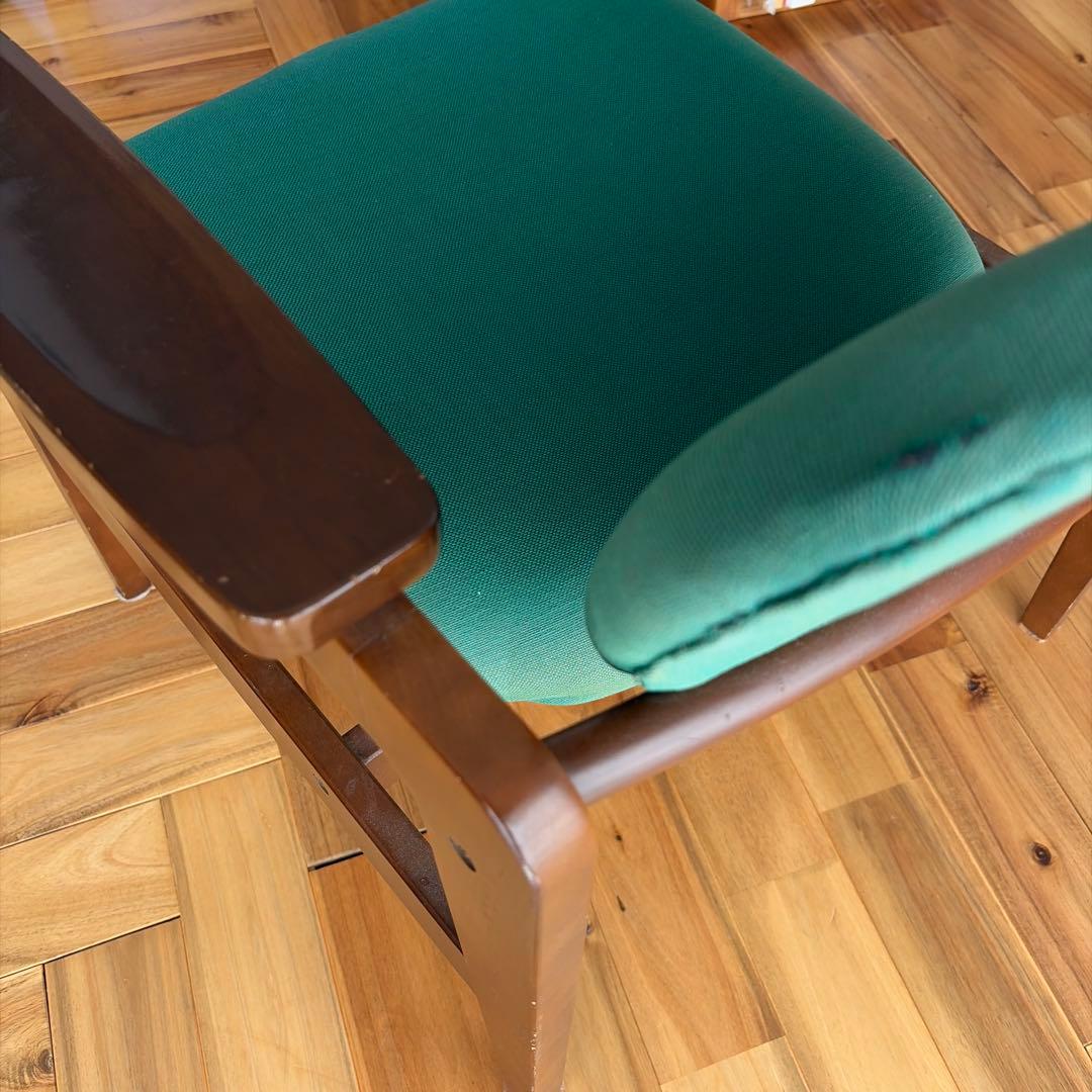 70s オールドカリモク ロビーアームチェア ミッドセンチュリー モダン
