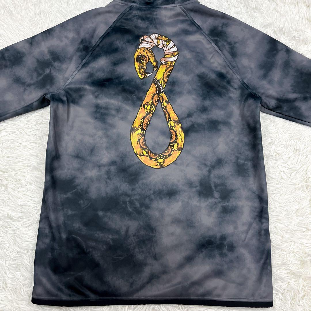 売約済 極美品 バートン メタリカ コラボ タイダイ柄 撥水パーカー L