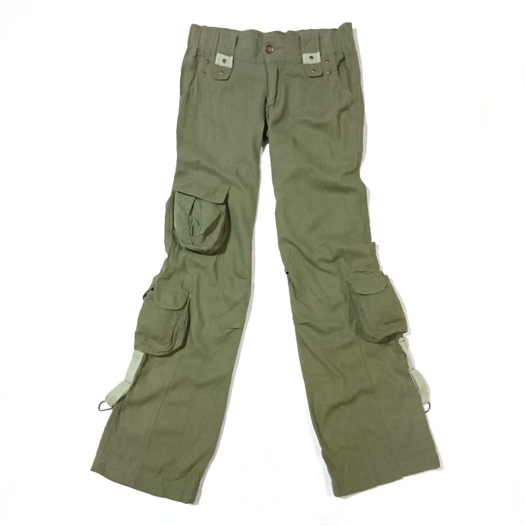 平成 00s y2k ギミックカーゴパンツCargo Pants goa lgb - メルカリ