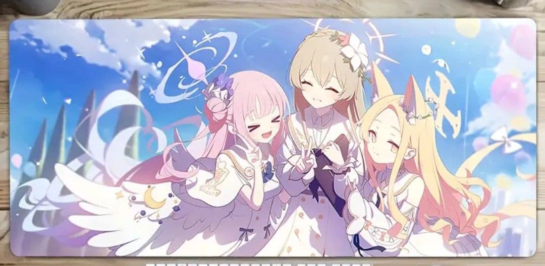 ブルーアーカイブ 聖園ミカ 桐藤ナギサ 百合園セイア プレイマット