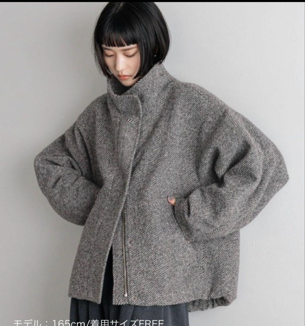 LOWRYSFARM ウーリーテックスタンドブルゾン グレー - メルカリ