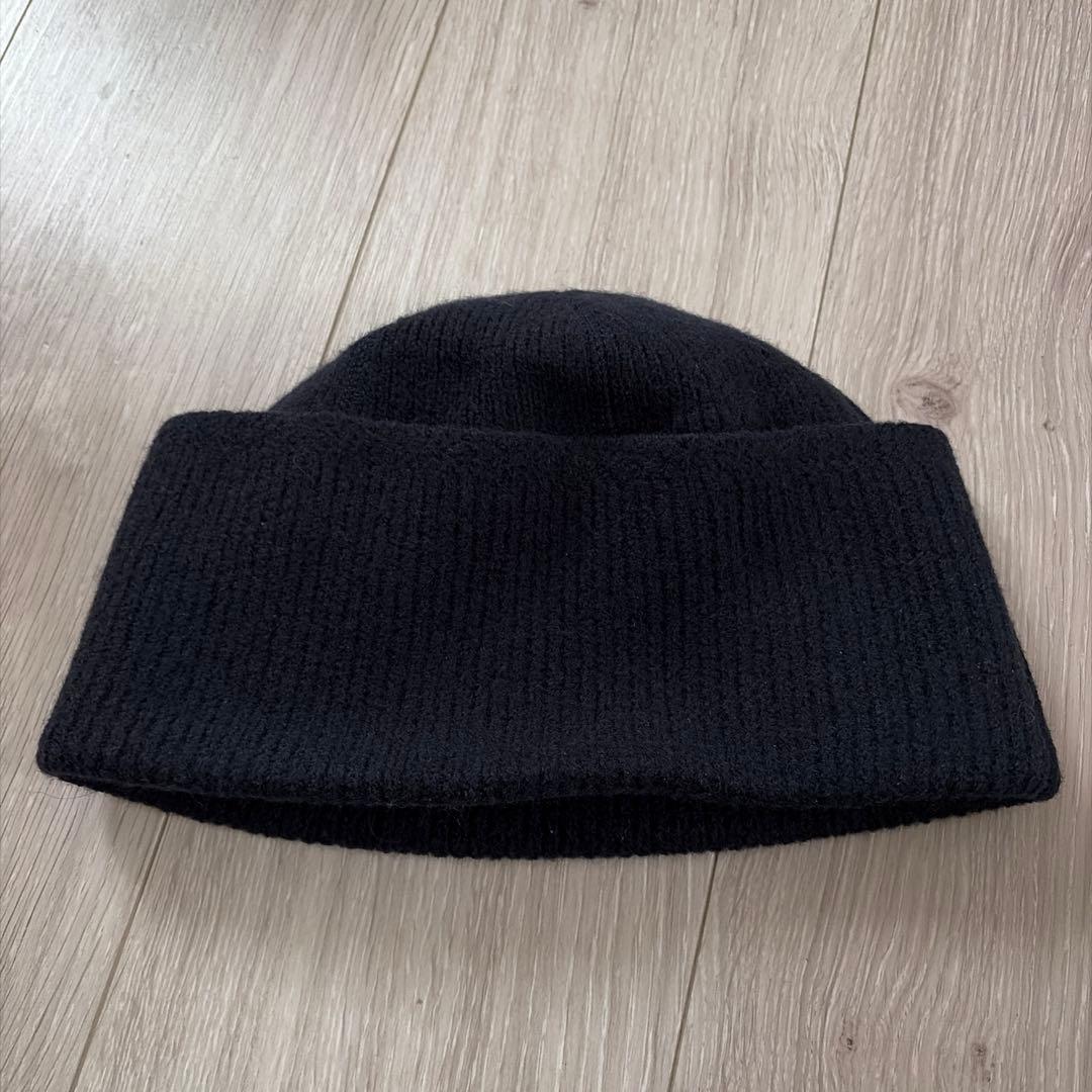 DIE DREI BERGE WOOL BEANIE ネイビー - メルカリ