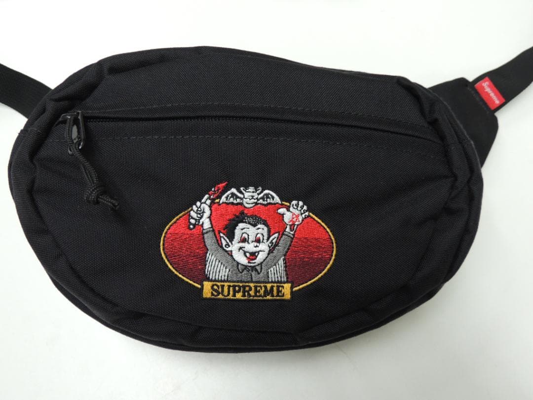 バッグ 21SS Supreme Vampire Boy Waist Bag Black