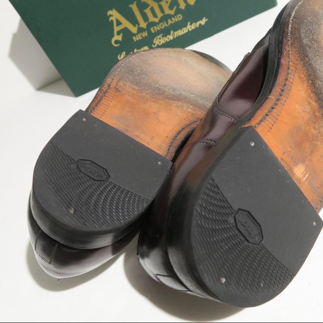 Y*J様 6 3E Alden オールデン 2210 Vチップ コードバン バー