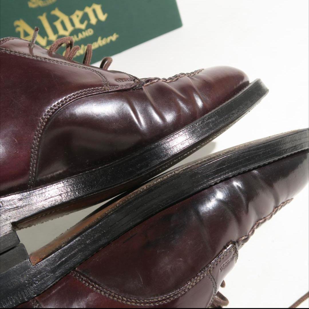Y*J様 6 3E Alden オールデン 2210 Vチップ コードバン バー